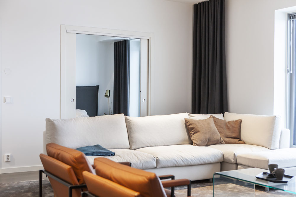 Luminary progetto in Finlandia con porte a scomparsa