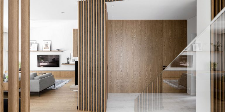 Una casa moderna ed elegante in stile nordico