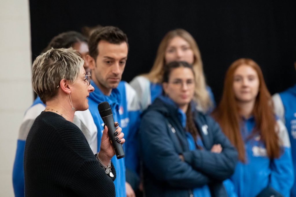 daniela de faveri con santarelli, coach imoco volley