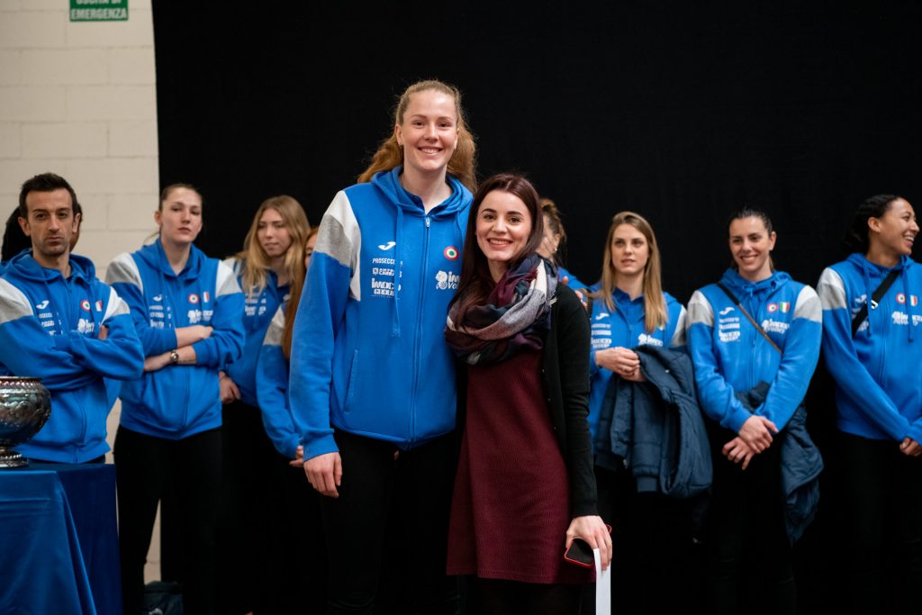 Isabelle Haak con Claudia di ECLISSE