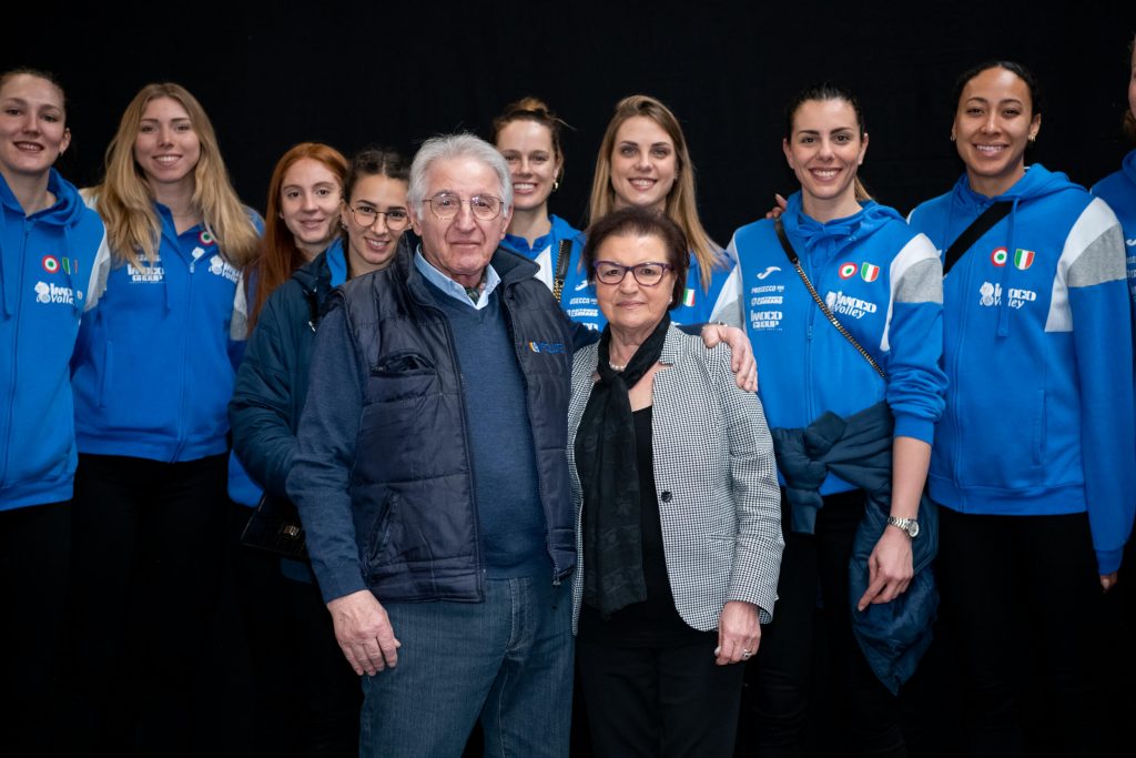 La famiglia De Faveri con Imoco Volley