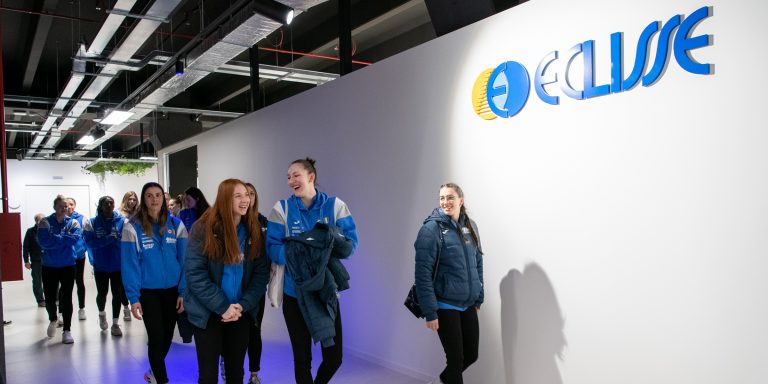 Imoco volley in visita alla sede ECLISSE 2023