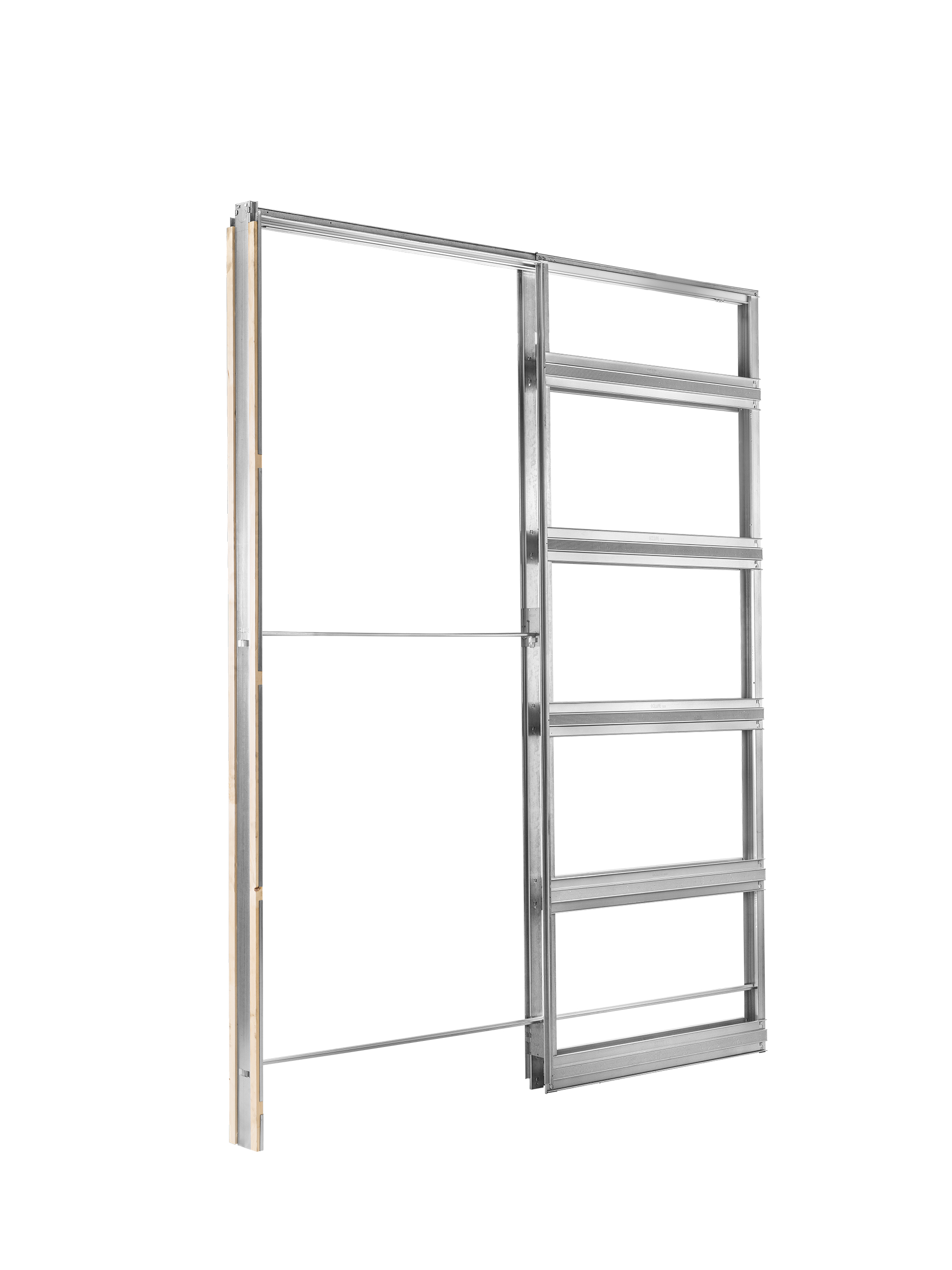 ECLISSE Unico controtelaio per porta scorrevole per pareti in cartongesso