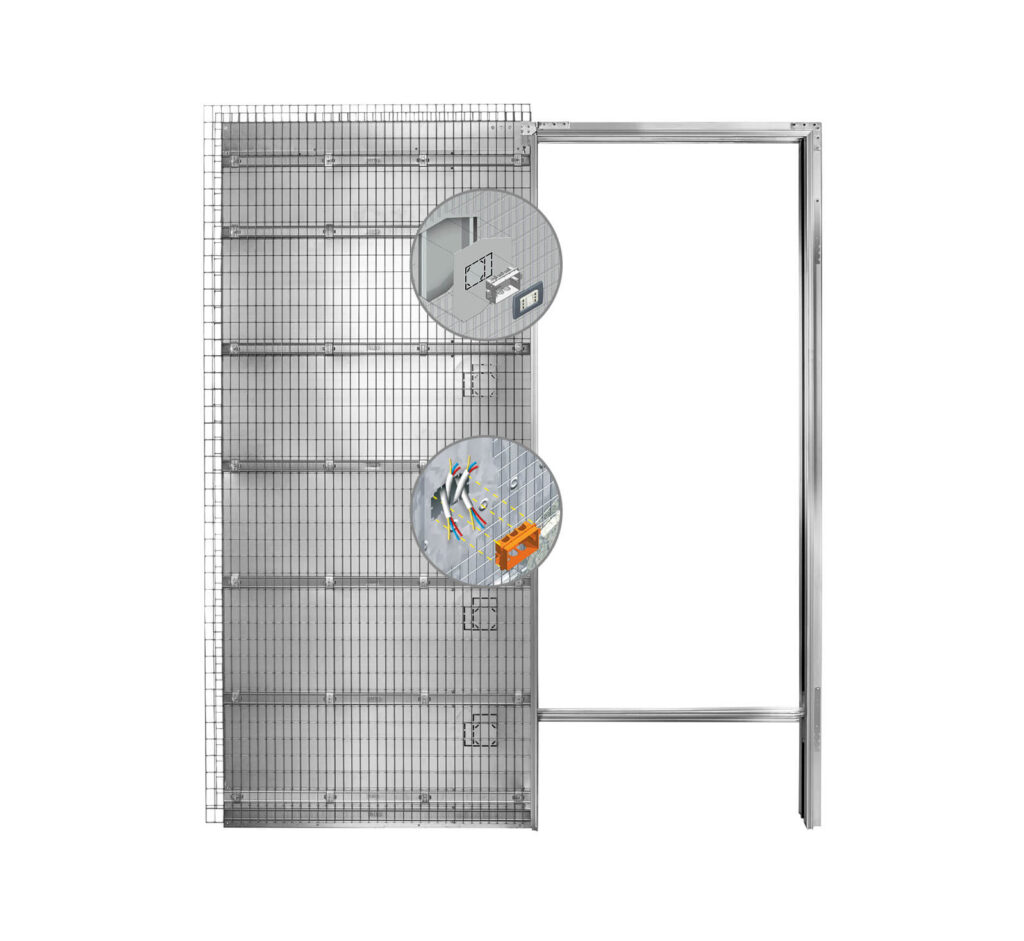 Controtelaio ECLISSE Syntesis Luce </br> per <b>parete in muratura</b>