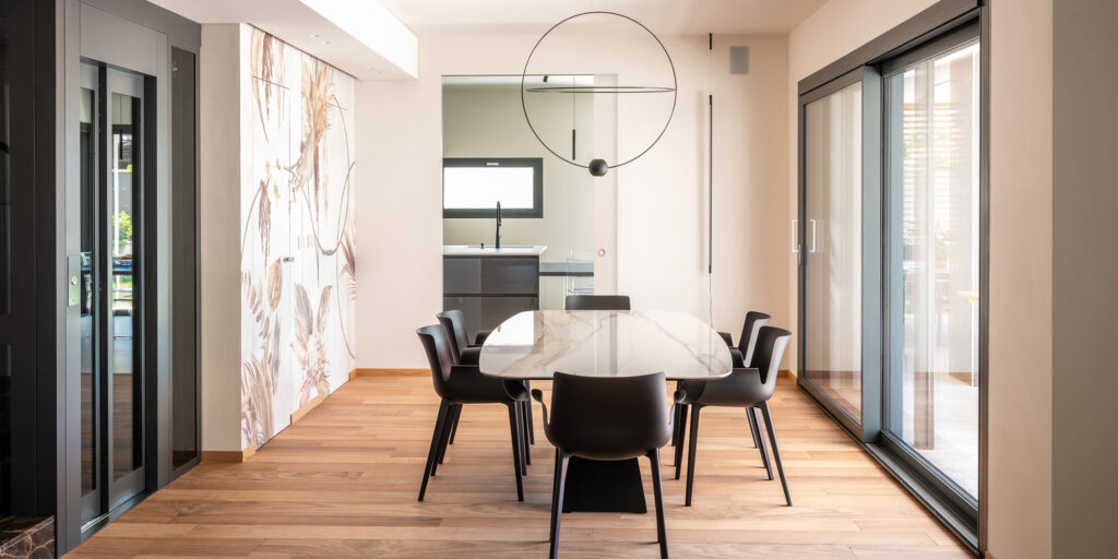 Cromie in dialogo: una dimora di 250 metri quadri